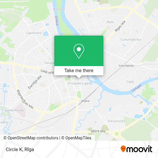 Circle K map