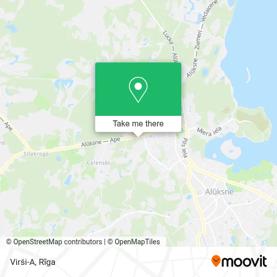 Virši-A map