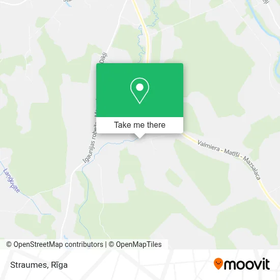 Straumes map
