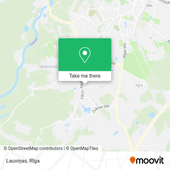Lauviņas map