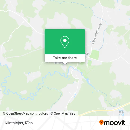 Klintslejas map
