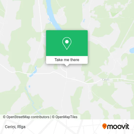 Ceriņi map