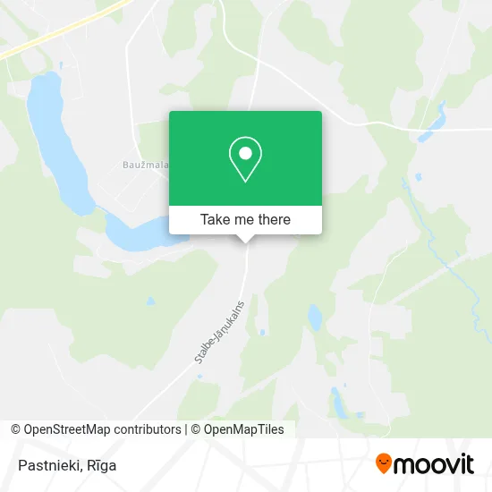 Pastnieki map