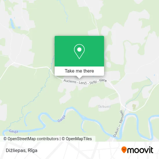 Dižliepas map