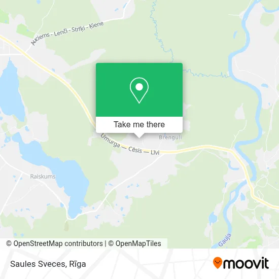 Saules Sveces map