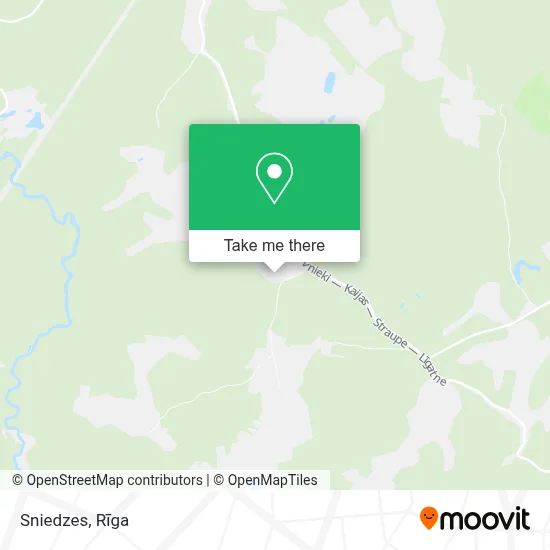Sniedzes map
