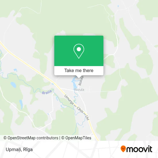 Upmaļi map