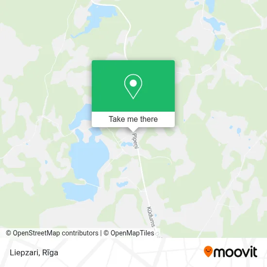 Liepzari map