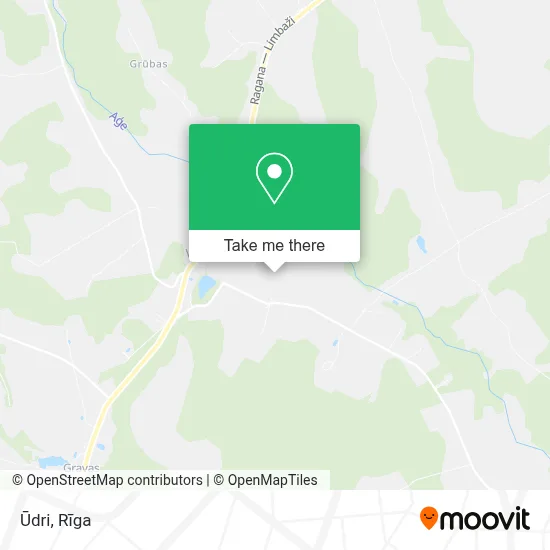 Ūdri map