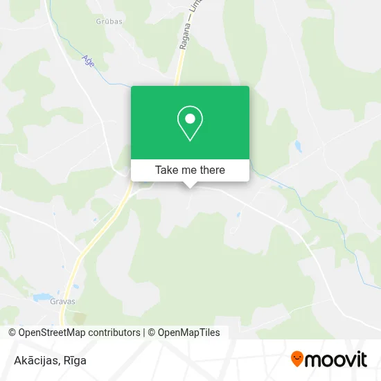 Akācijas map
