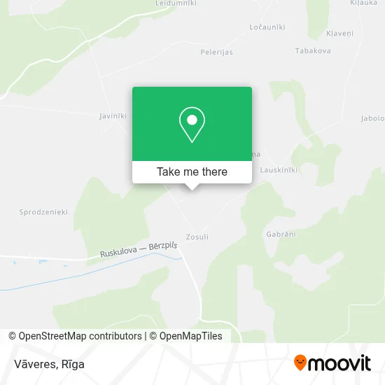 Vāveres map