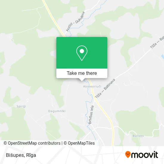 Bišupes map