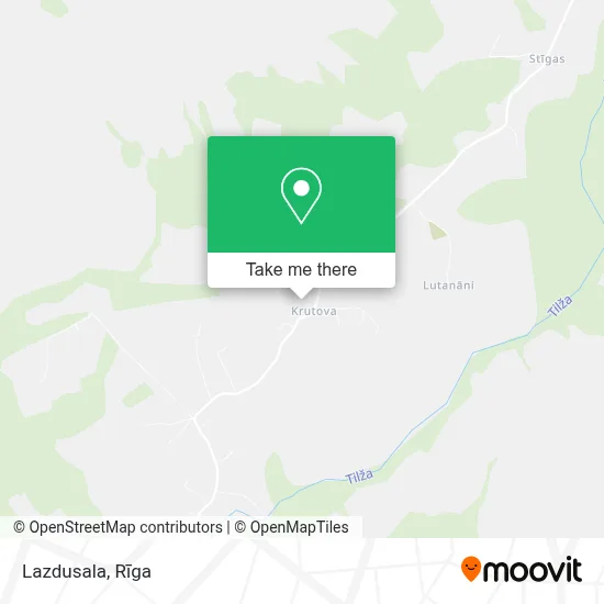 Lazdusala map