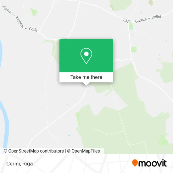 Ceriņi map