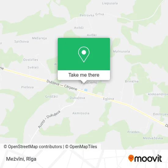 Mežvīni map