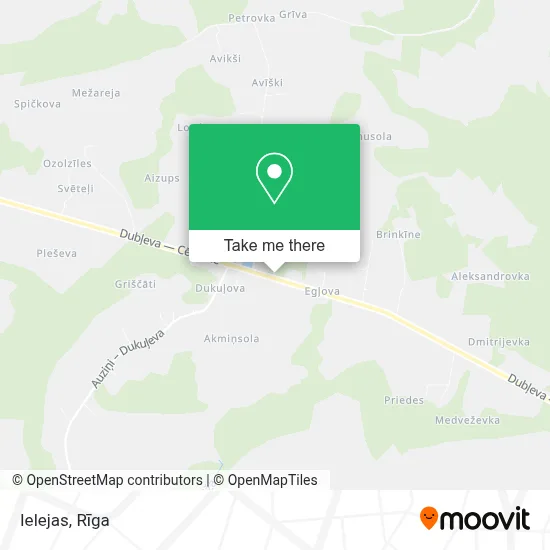 Ielejas map