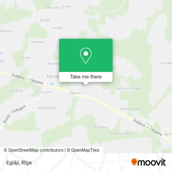 Eglāji map