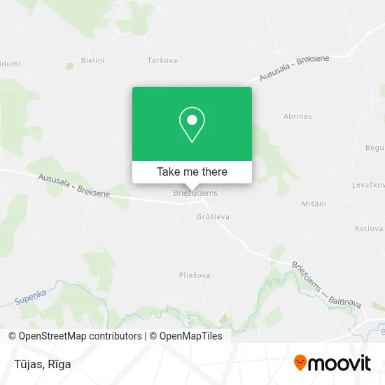 Tūjas map