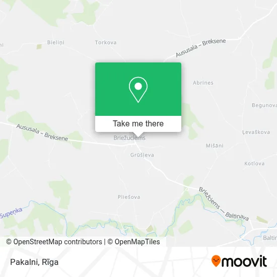 Pakalni map