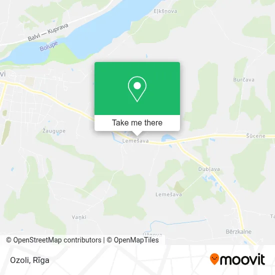 Ozoli map