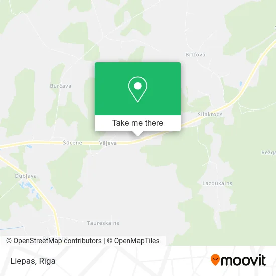Liepas map