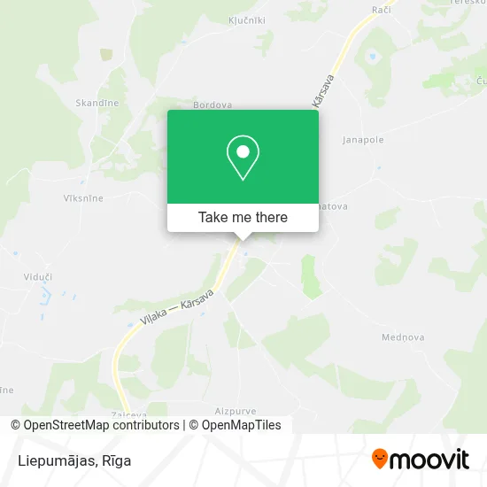 Liepumājas map