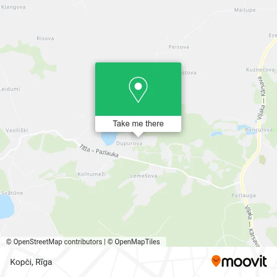 Kopči map
