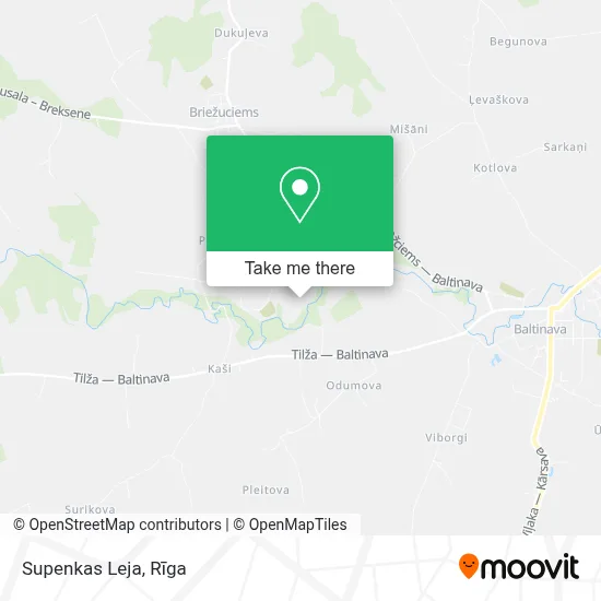 Supenkas Leja map