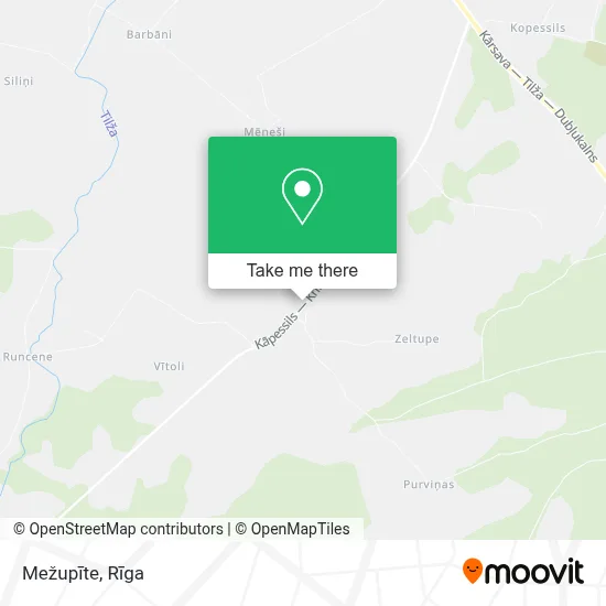 Mežupīte map
