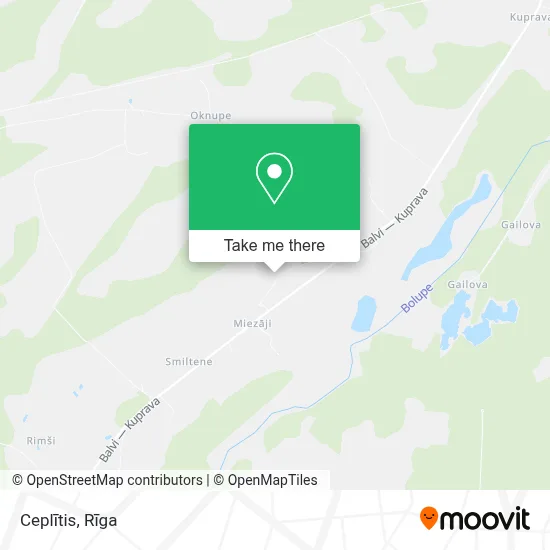 Ceplītis map