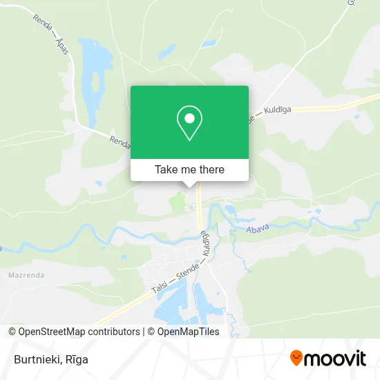 Burtnieki map