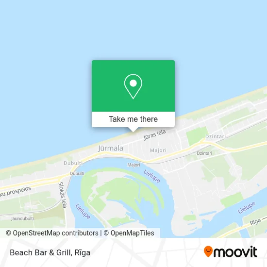 Beach Bar & Grill map