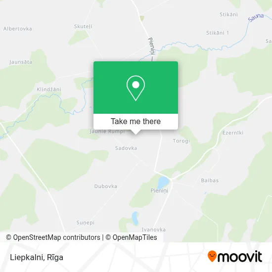 Liepkalni map