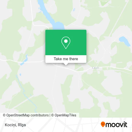 Kociņi map