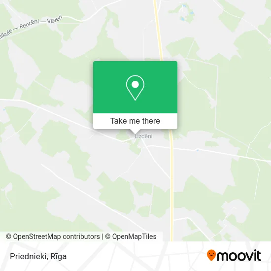 Priednieki map