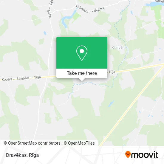 Dravēkas map