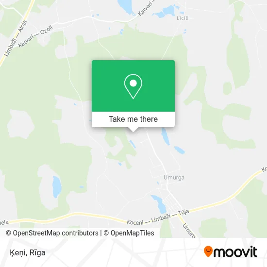 Ķeņi map