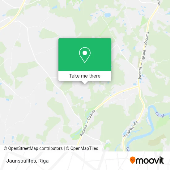 Jaunsaulītes map