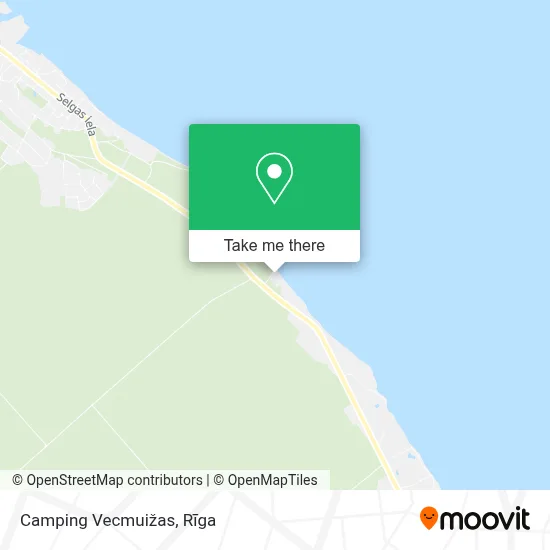 Camping Vecmuižas map
