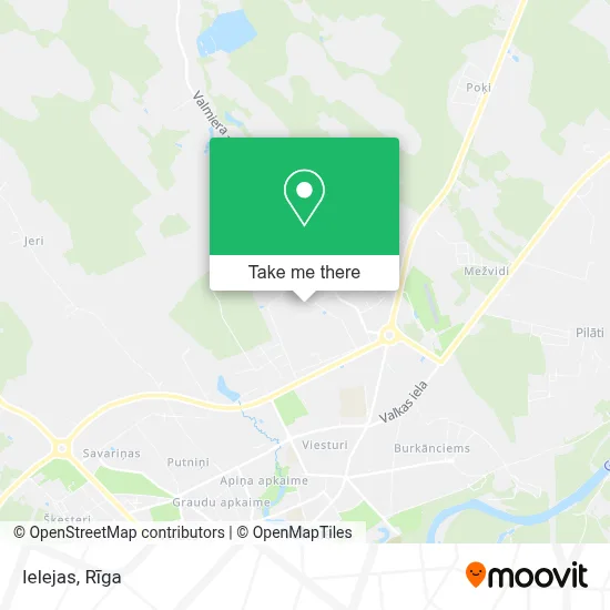Ielejas map