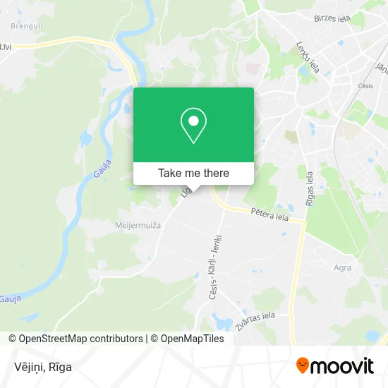 Vējiņi map