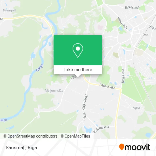 Sausmaļi map
