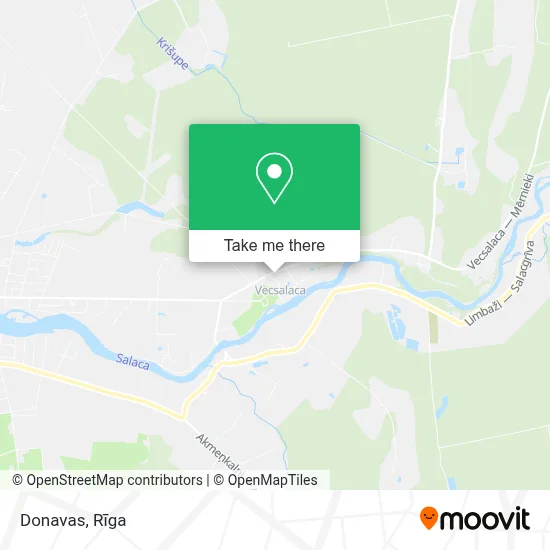 Donavas map