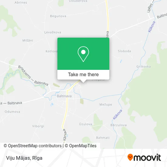 Viju Mājas map