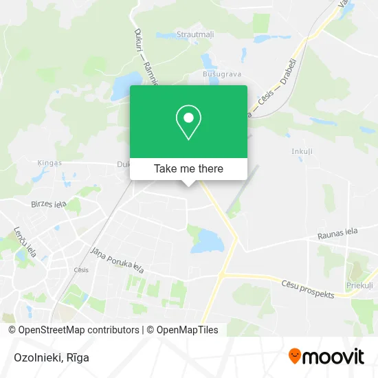 Ozolnieki map