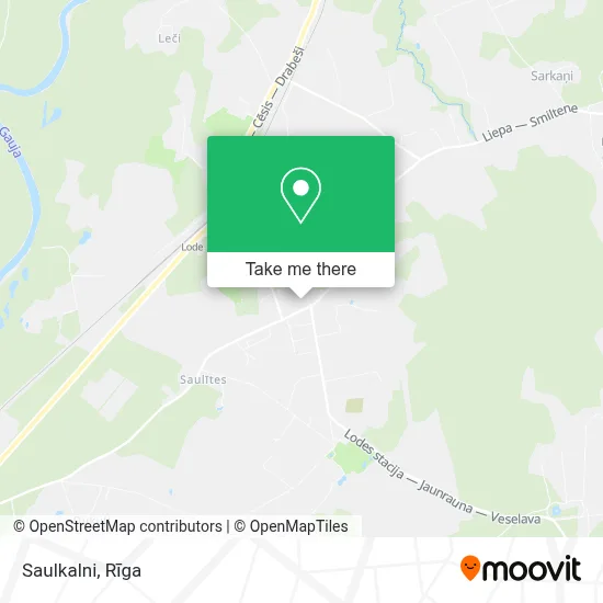 Saulkalni map