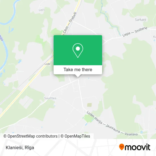 Klanieši map