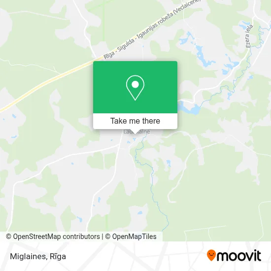 Miglaines map