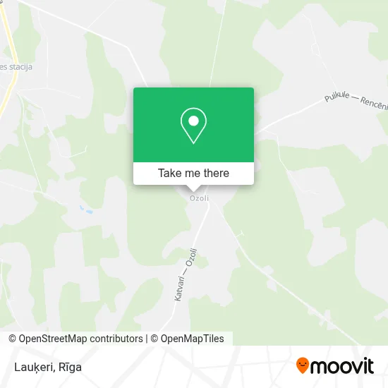 Lauķeri map