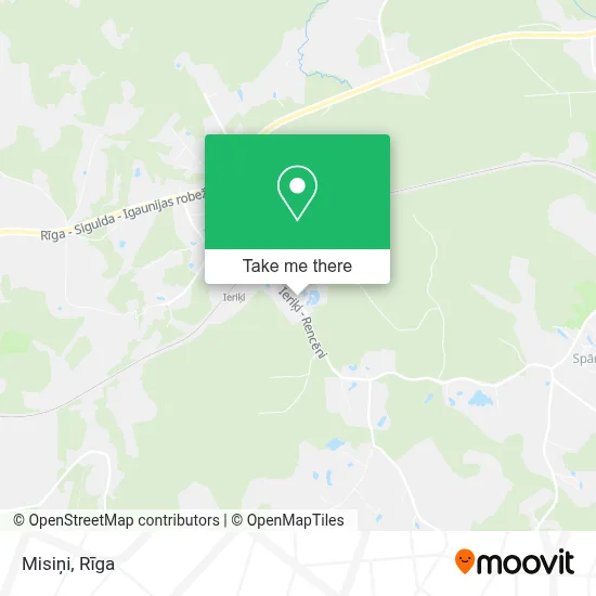 Misiņi map
